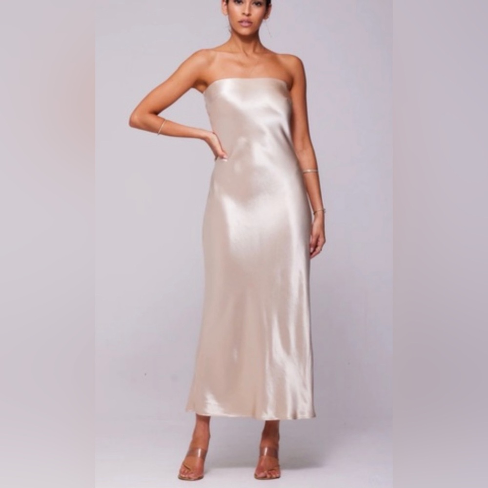 Resa Anna Strapless slip dress